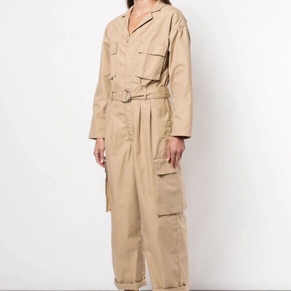 Levi’s  Loose Brown Tan Jumpsuit  Size S - Picture 5 of 16